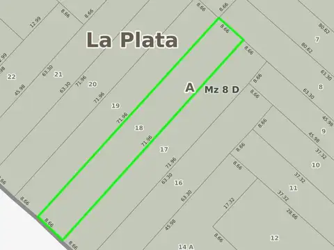 Terreno en Venta en Manuel B Gonnet, Partido de La Plata