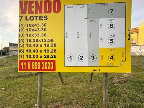 Terreno en Venta en Miramar, Partido de General Alvarado