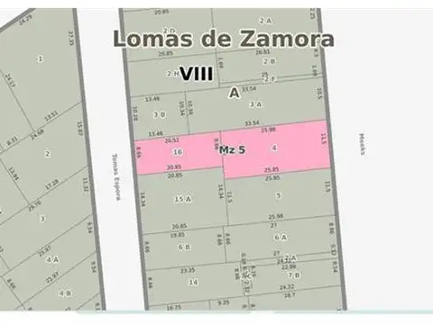 Terreno en Venta en Temperley, Partido de Lomas de Zamora