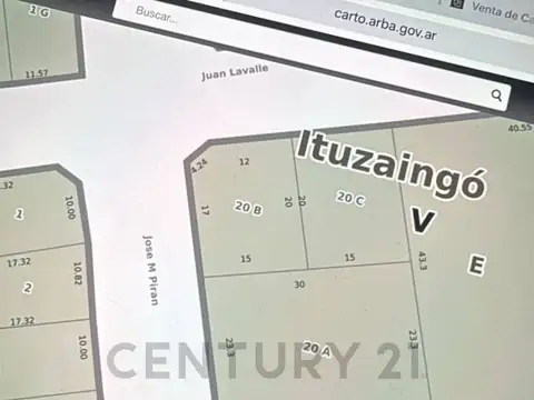 Terreno en Venta en Ituzaingó, Partido de Ituzaingó