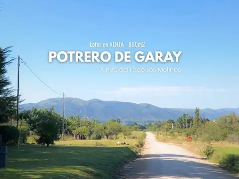 Terreno en Venta en Potrero de Garay, Santa María