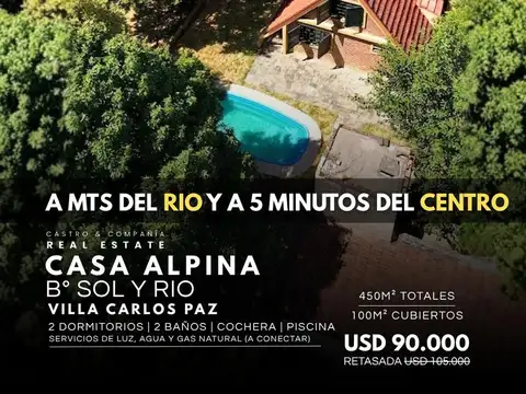 Casa en Venta en Sol Y Río, Villa Carlos Paz