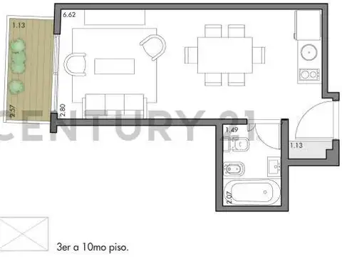 Departamento en Venta en Villa Crespo, CABA