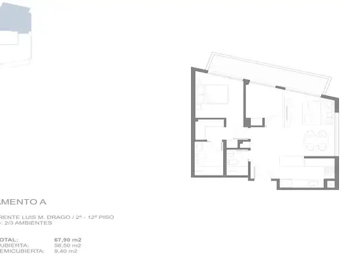 Departamento en Venta en Villa Crespo, CABA