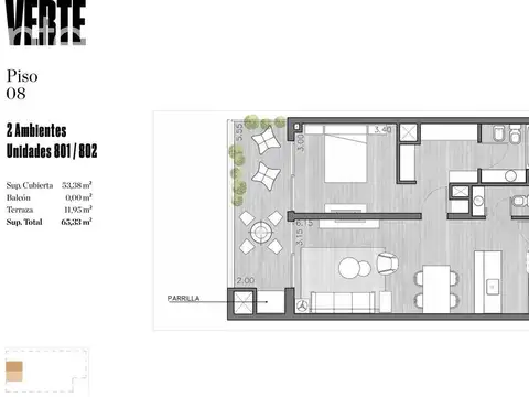 Departamento en Venta en Colegiales, CABA