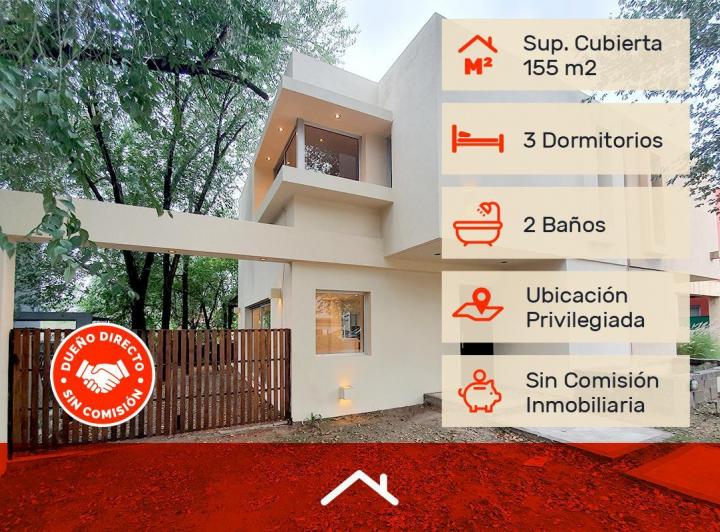 Casa · 155m² · 5 Ambientes · 1 Cochera