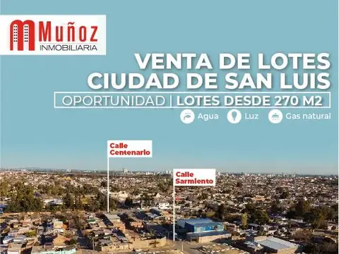 Terreno en Venta en San Luis, Juan Martín de Pueyrredón