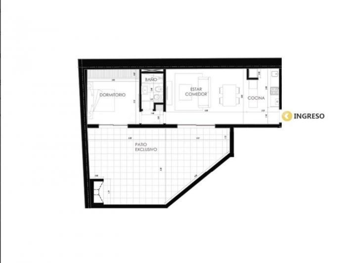 Departamento · 41m² · 2 Ambientes