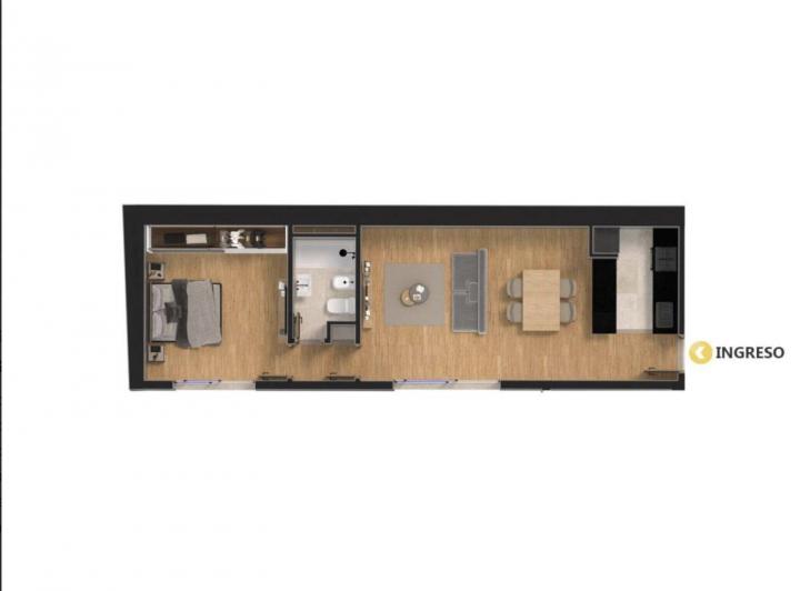 Departamento · 53m² · 2 Ambientes
