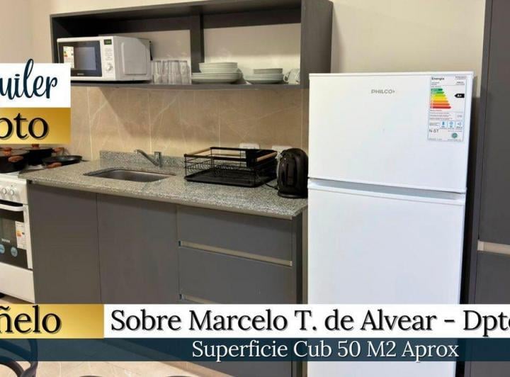 Departamento · 50m² · 3 Ambientes · 1 Cochera
