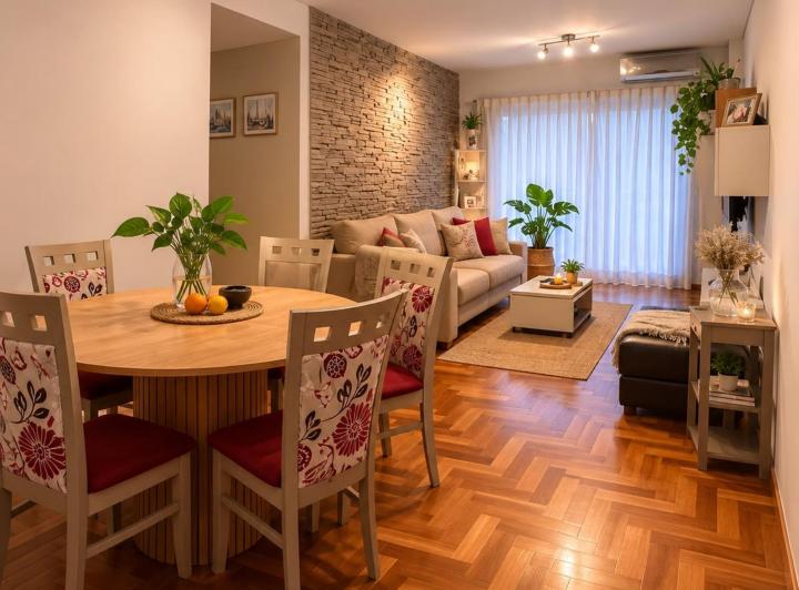 Departamento · 74m² · 4 Ambientes · 1 Cochera