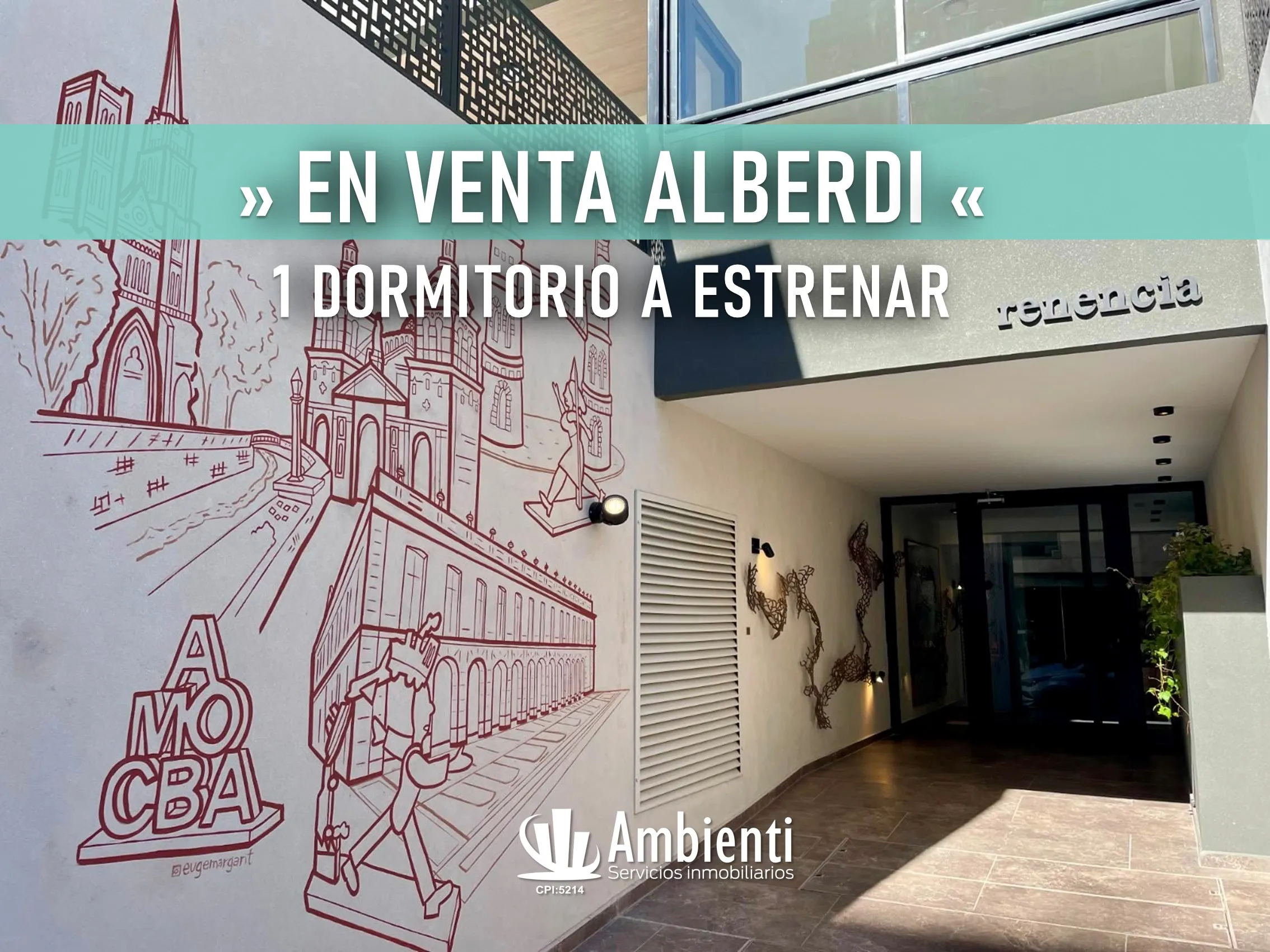 1 Dormitorio - Alberdi - A Estrenar