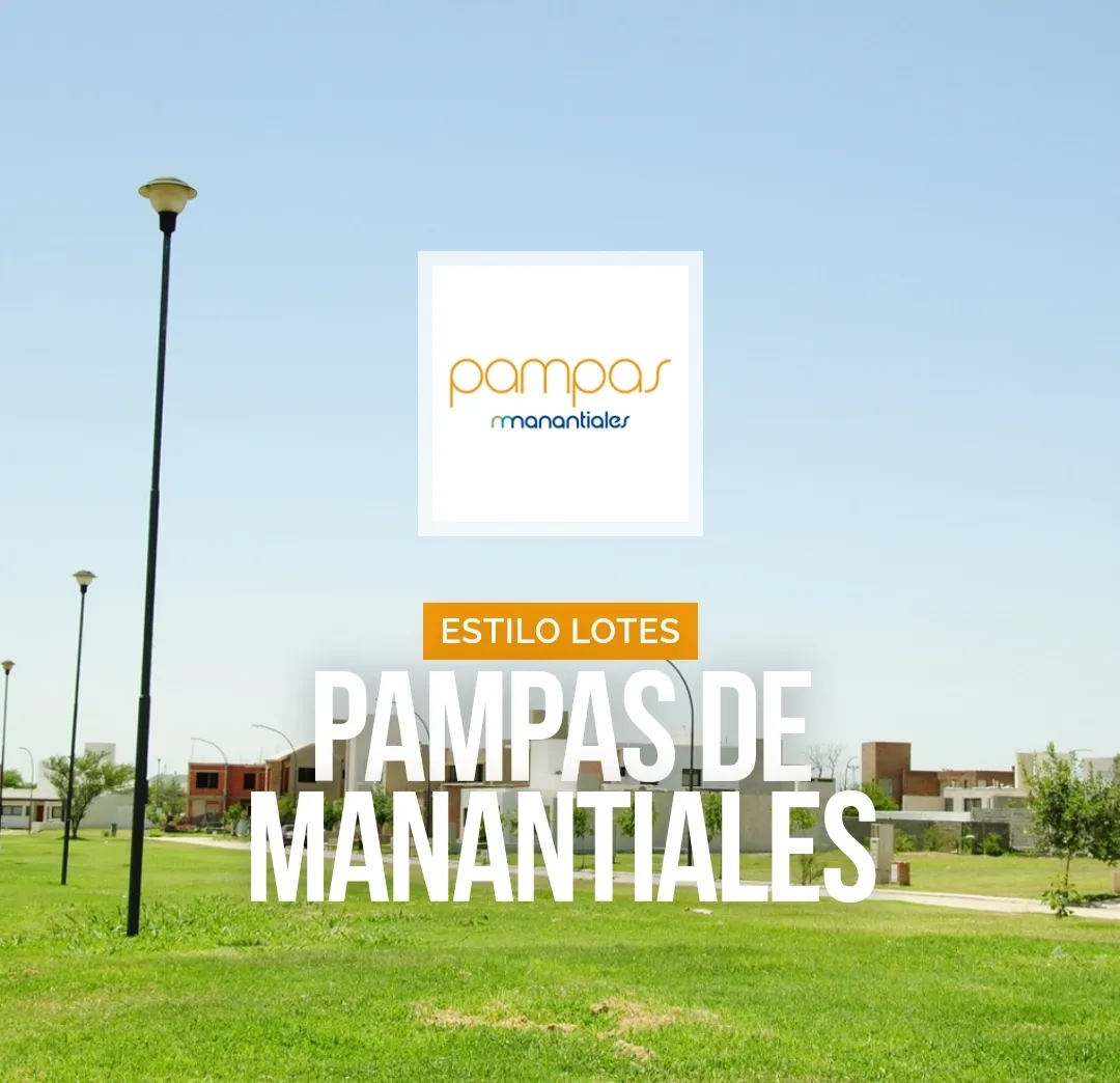 Venta, Lotes Contiguos 350m2, Pampas De Manantiales, Cordoba