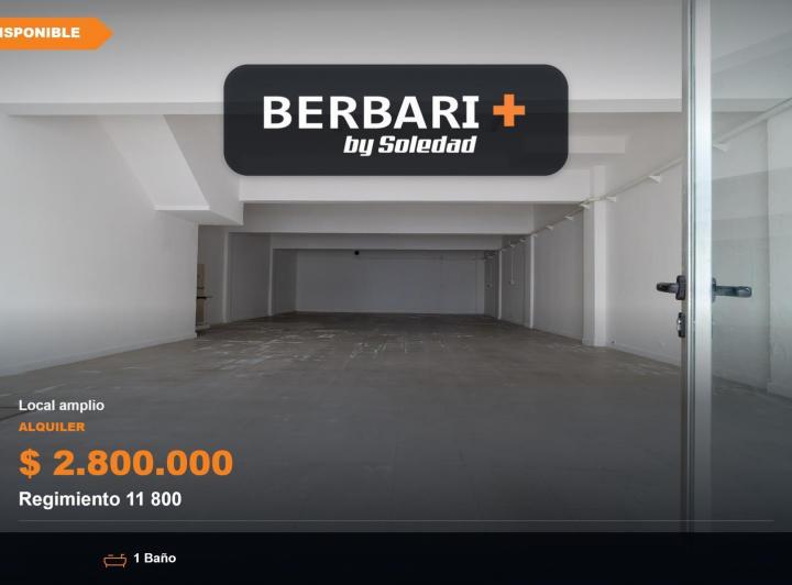 Local comercial · 1 Ambiente