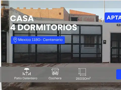 Casa en Venta en Centenario, Confluencia