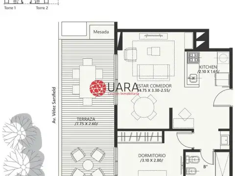 Departamento en Venta en Nueva Córdoba, Córdoba
