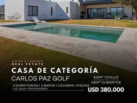 Casa en Venta en Carlos Paz Golf, San Antonio de Arredondo