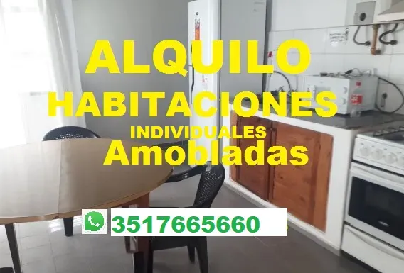 ALQUILO Habitacion INDIVIDUAL/.Altos de V. Sarfield