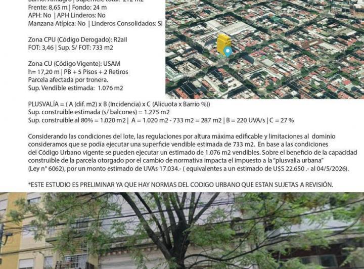 Terreno · 212m²