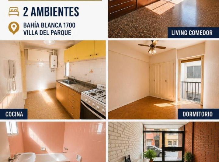 Departamento · 38m² · 2 Ambientes