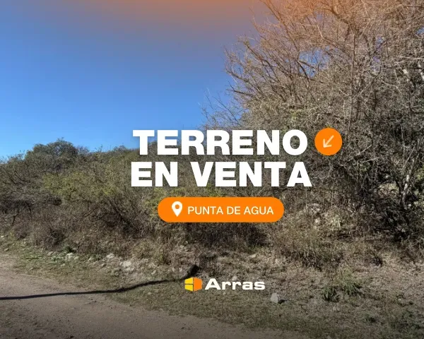 "VENDO TERRENO" PUNTA DE AGUA a 10 minutos de Alta Gracia