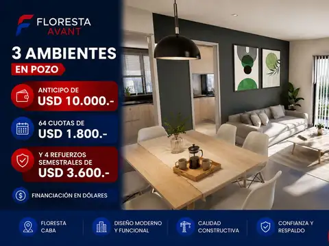 Departamento en Venta en Floresta, CABA