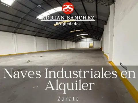 Galpón en Alquiler en Zárate, Partido de Zárate