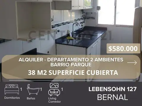 Departamento en Alquiler en Quilmes, Partido de Quilmes