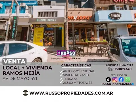 Local en Venta en Ramos Mejía, Partido de La Matanza
