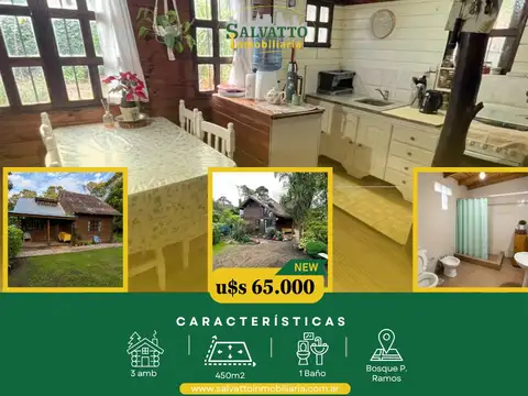 Casa en Venta en Barrio Bosque Peralta Ramos, Mar del Plata