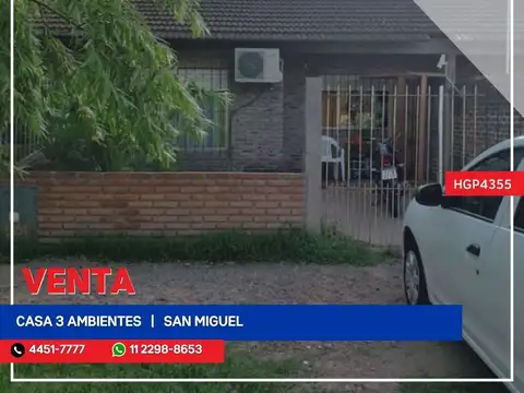Casa en Venta en San Miguel, Partido de San Miguel