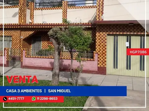 Casa en Venta en San Miguel, Partido de San Miguel