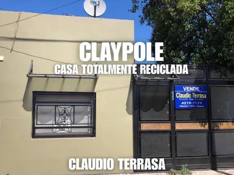 Casa en Venta en Claypole, Partido de Almirante Brown