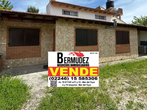 Casa en Venta en Mar del Tuyu, Partido de La Costa