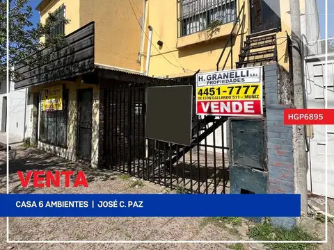 Casa en Venta en Jose Clemente Paz, Partido de José C. Paz