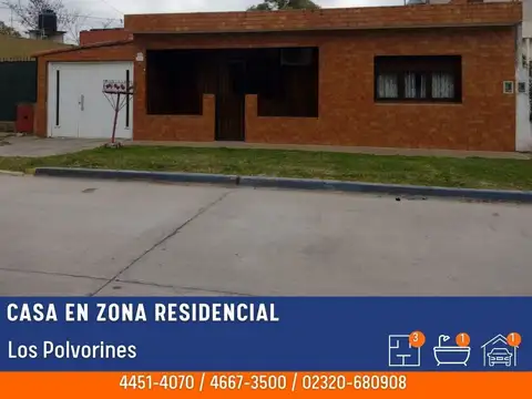 Casa en Venta en Los Polvorines, Partido de Malvinas Argentinas