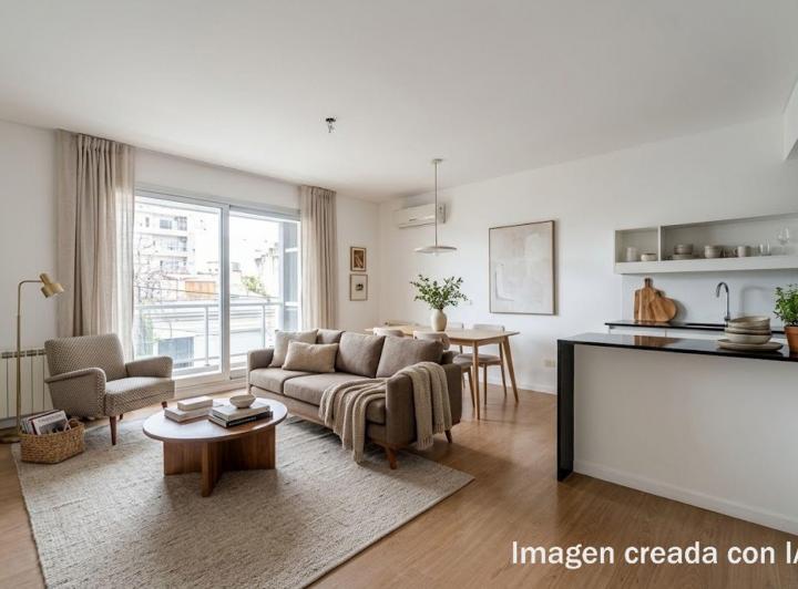 Departamento · 58m² · 2 Ambientes · 1 Cochera