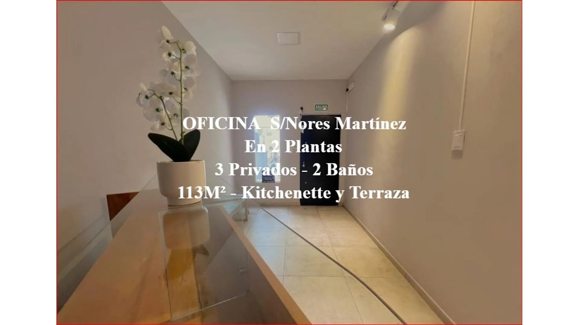 OFICINA de 113m² - 2 plantas. Barrio Jardín