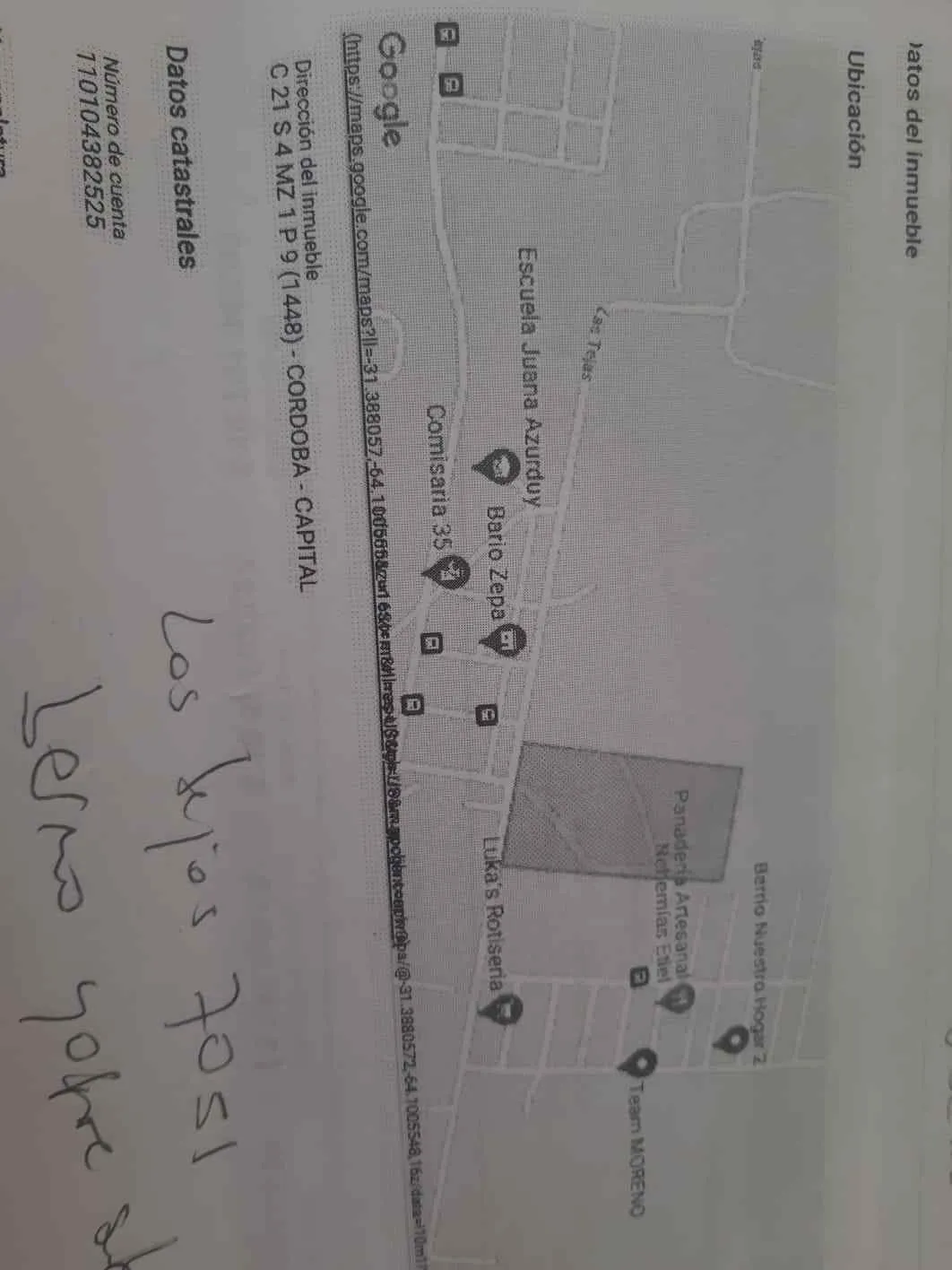 HECTAREAS PARA DESARROLLO LOTEOS ZONA YOFRE SUD