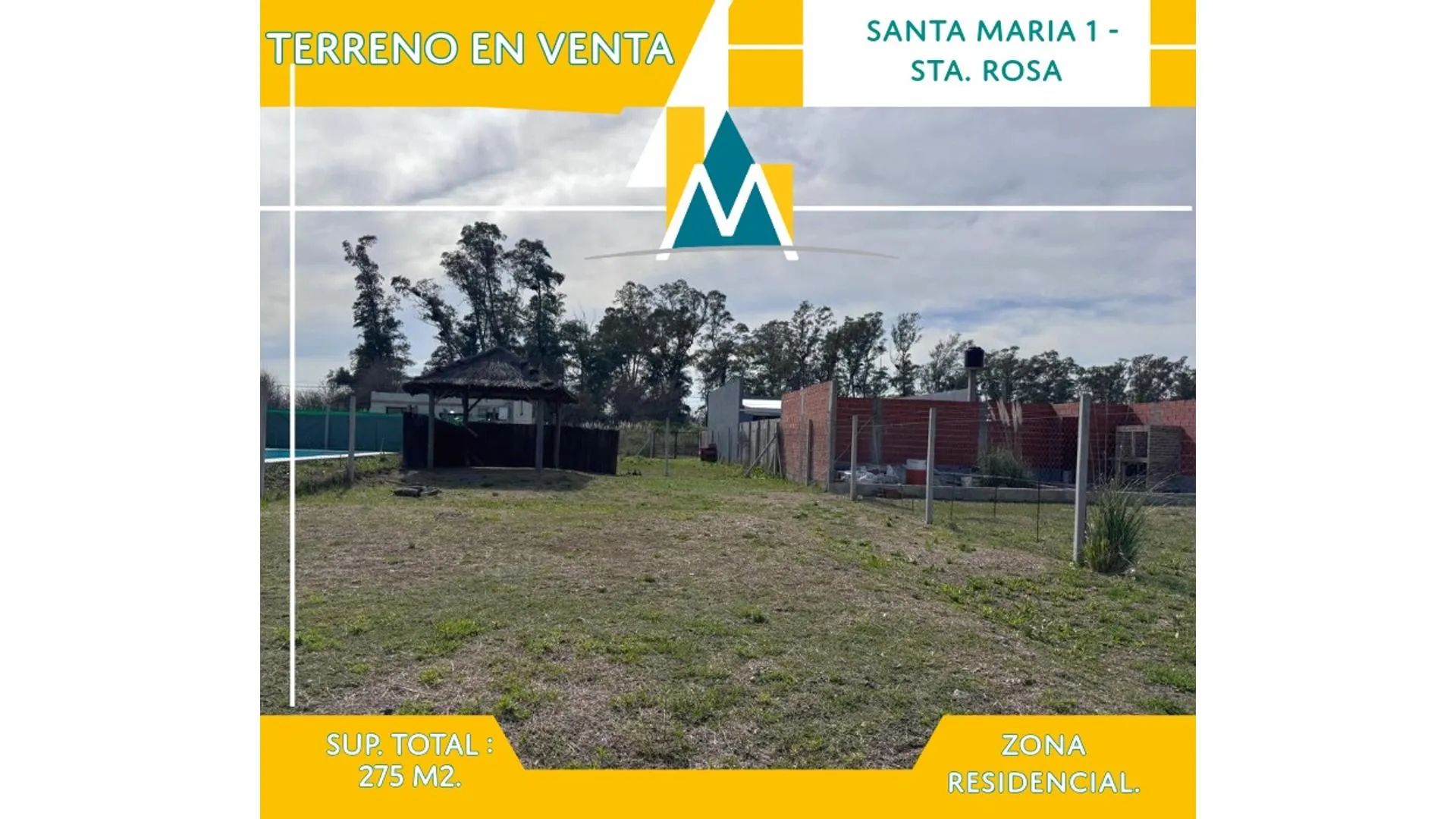 LOTES-TERRENO EN CAÑUELAS-SANTA MARIA 1 -LOTE 32