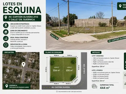 Terreno en Venta en Guernica, Partido de Presidente Perón