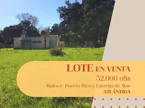 Terreno en Venta en Santa Clara del Mar, Partido de Mar Chiquita