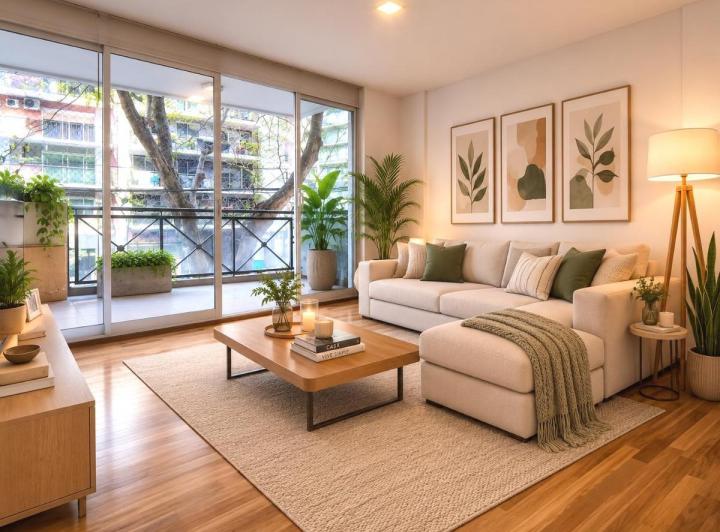 Departamento · 120m² · 3 Ambientes · 1 Cochera