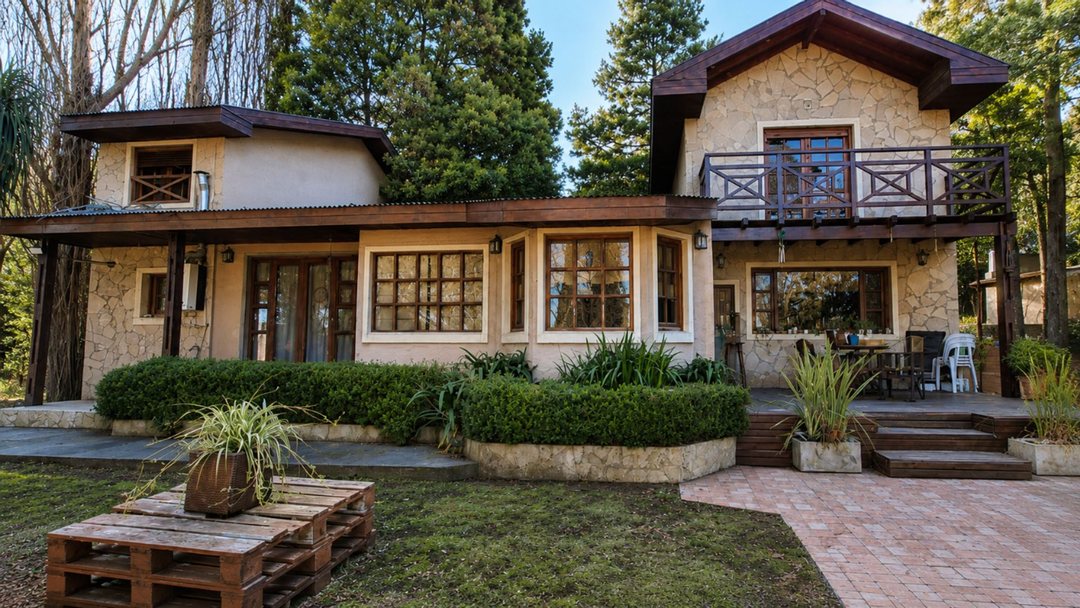 Casa 7 amb. Venta Bosque Peralta Ramos con jardín