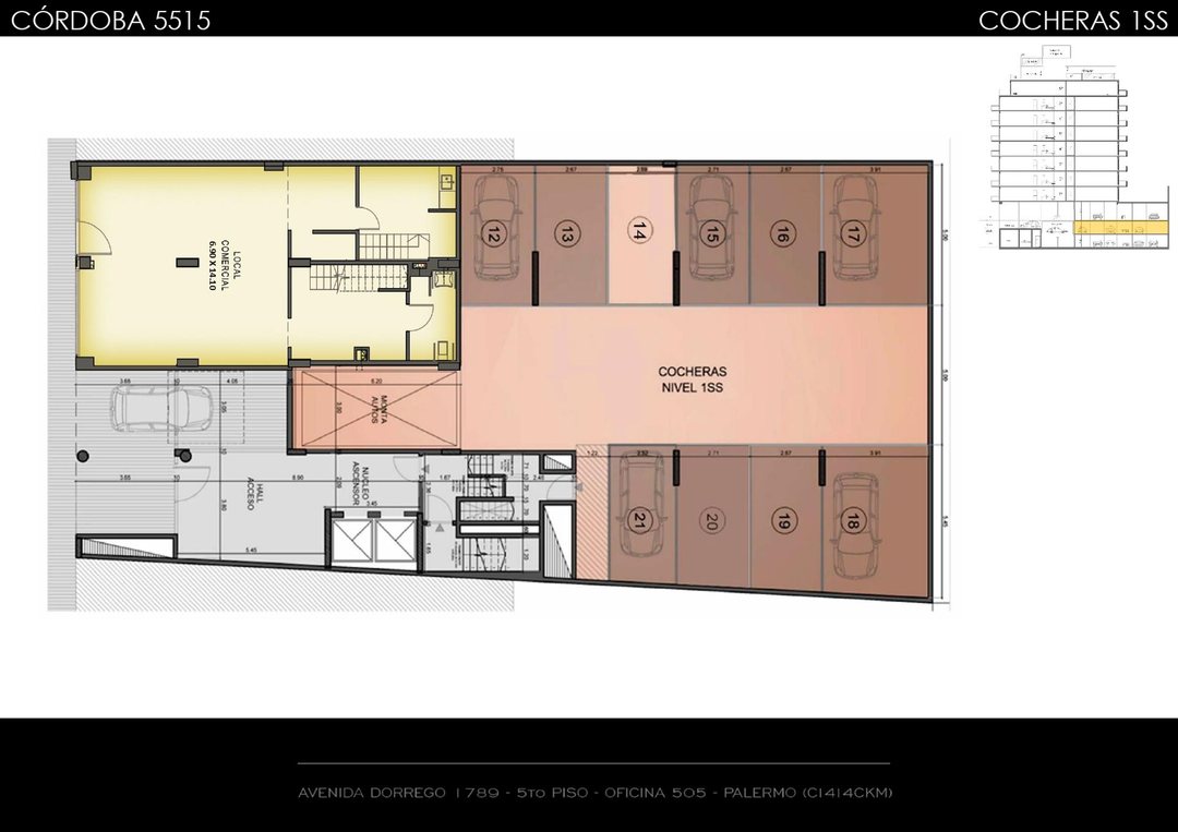 VENTA LOCAL COMERCIAL 156M2 PALERMO HOLLYWOOD