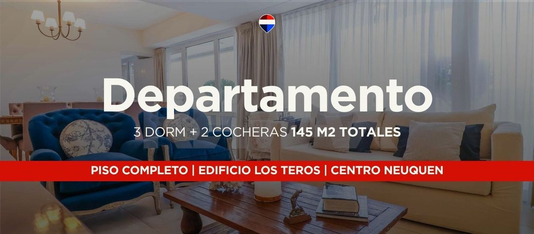 VENTA DPTO 3 DORM | 2 COCHERAS | EDIF. LOS TEROS
