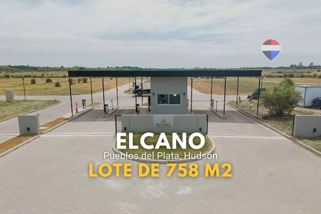 Venta Lote 784mts en esquina  Bo. Elcano - Hudson
