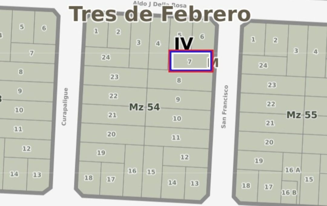 VENTA Lote con plano aprobado - Caseros