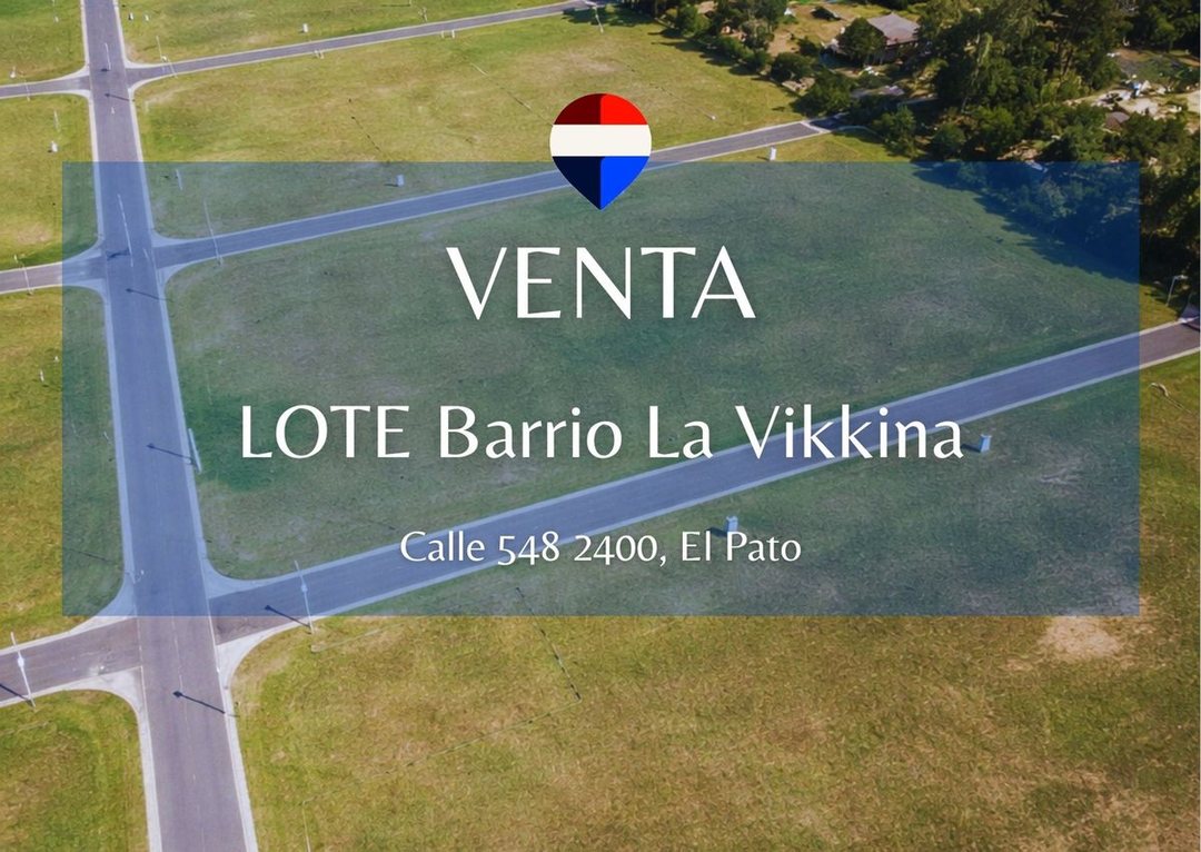 VENTA LOTE BARRIO CERRADO LA VIKKINA BERAZATEGUI