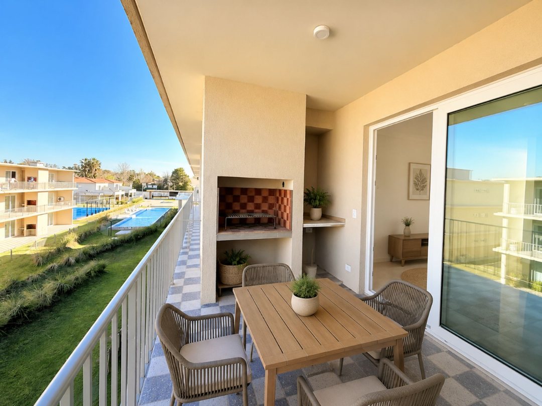 Venta Depto 2 amb. parrilla cochera y pileta Pilar
